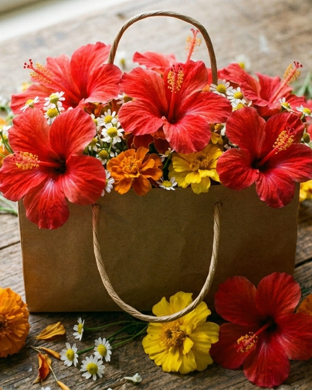 Fresh Puja Flowers